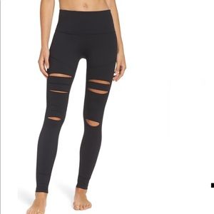 Zella Cece high waist open knee leggings